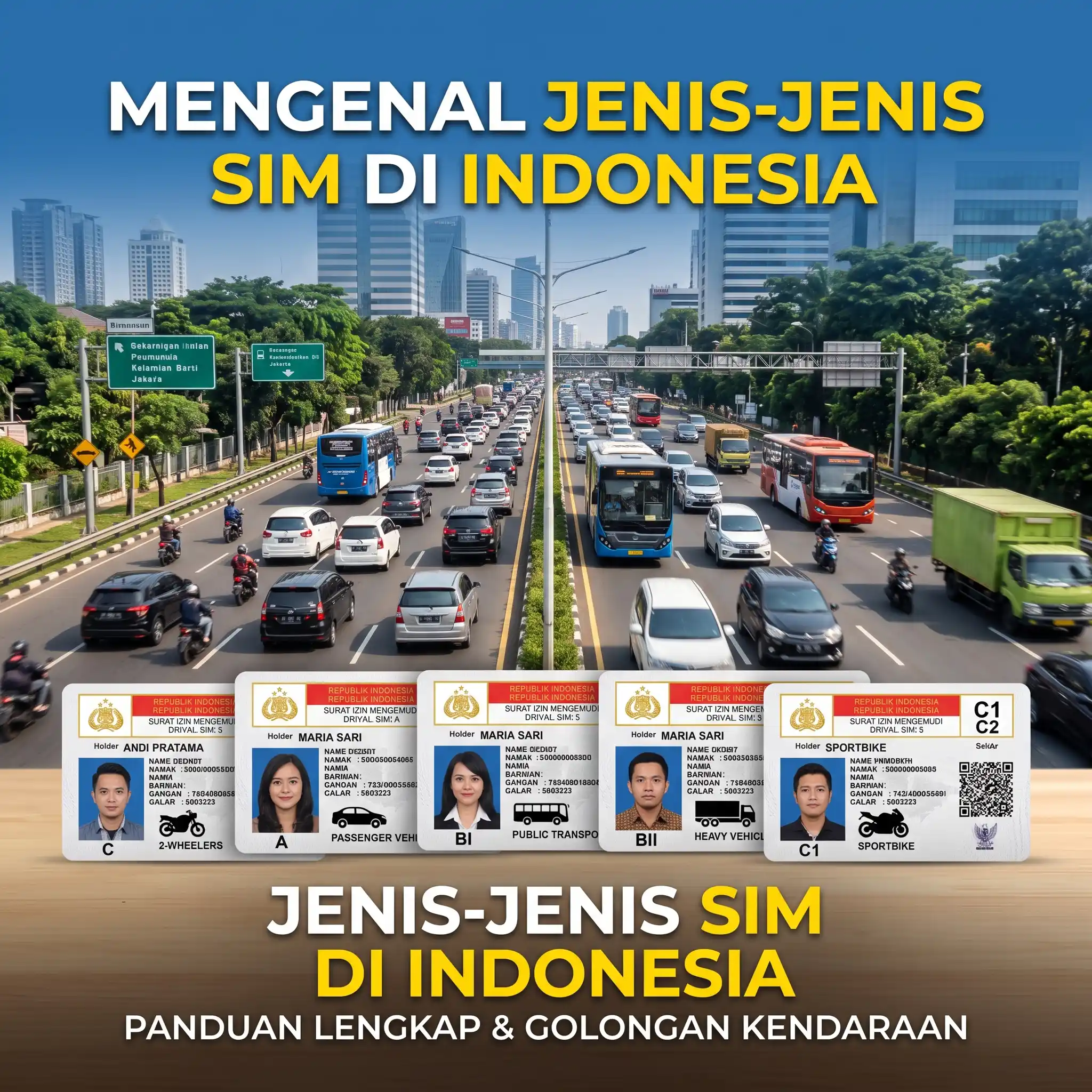 mengenal jenis sim yang ada di indonesia